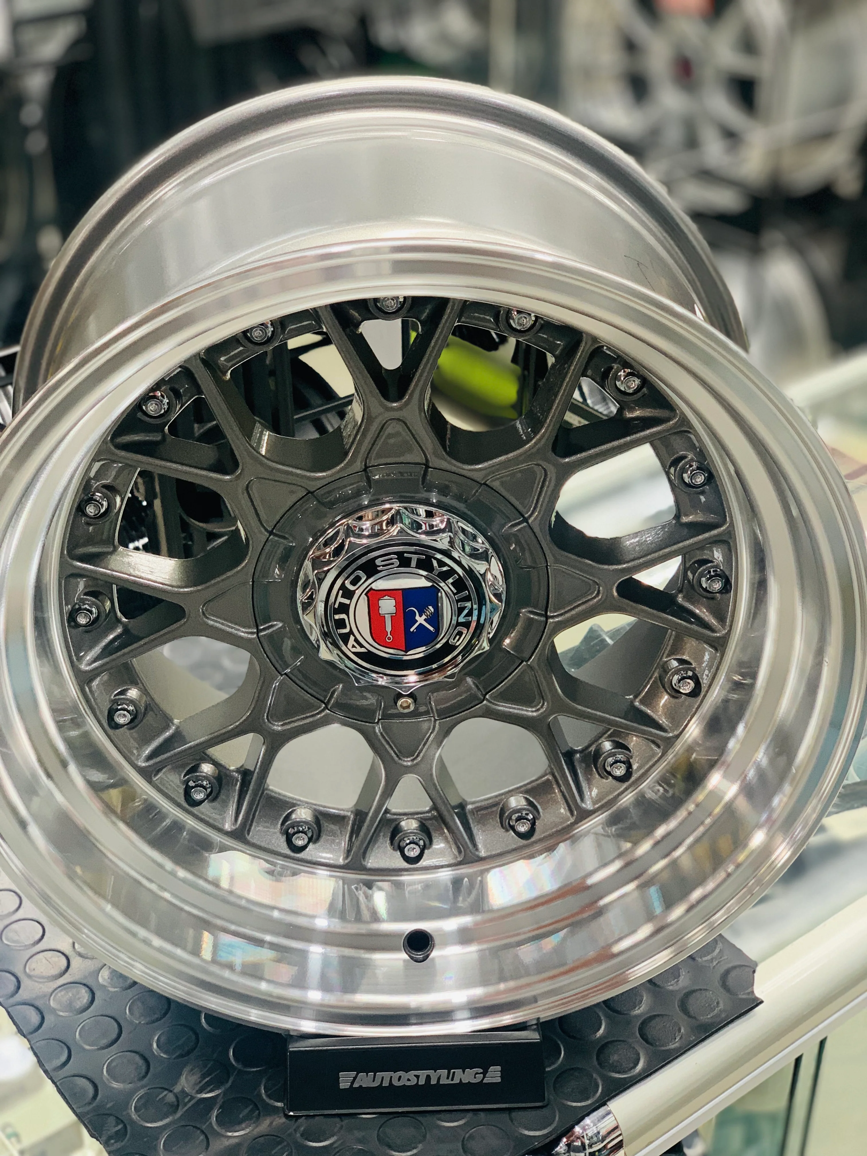 15'' AS- RC2 GUNMETAL   4/100 4/114 WHEELS - Image 6