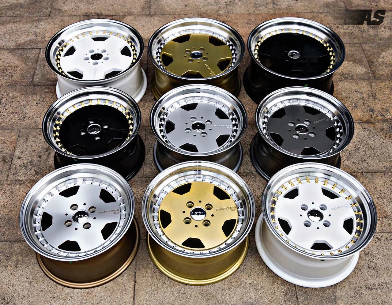 17''  AS-AMG PERFORMA M/ BLOCK 4/100 & 5/100 WHEELS - Image 13