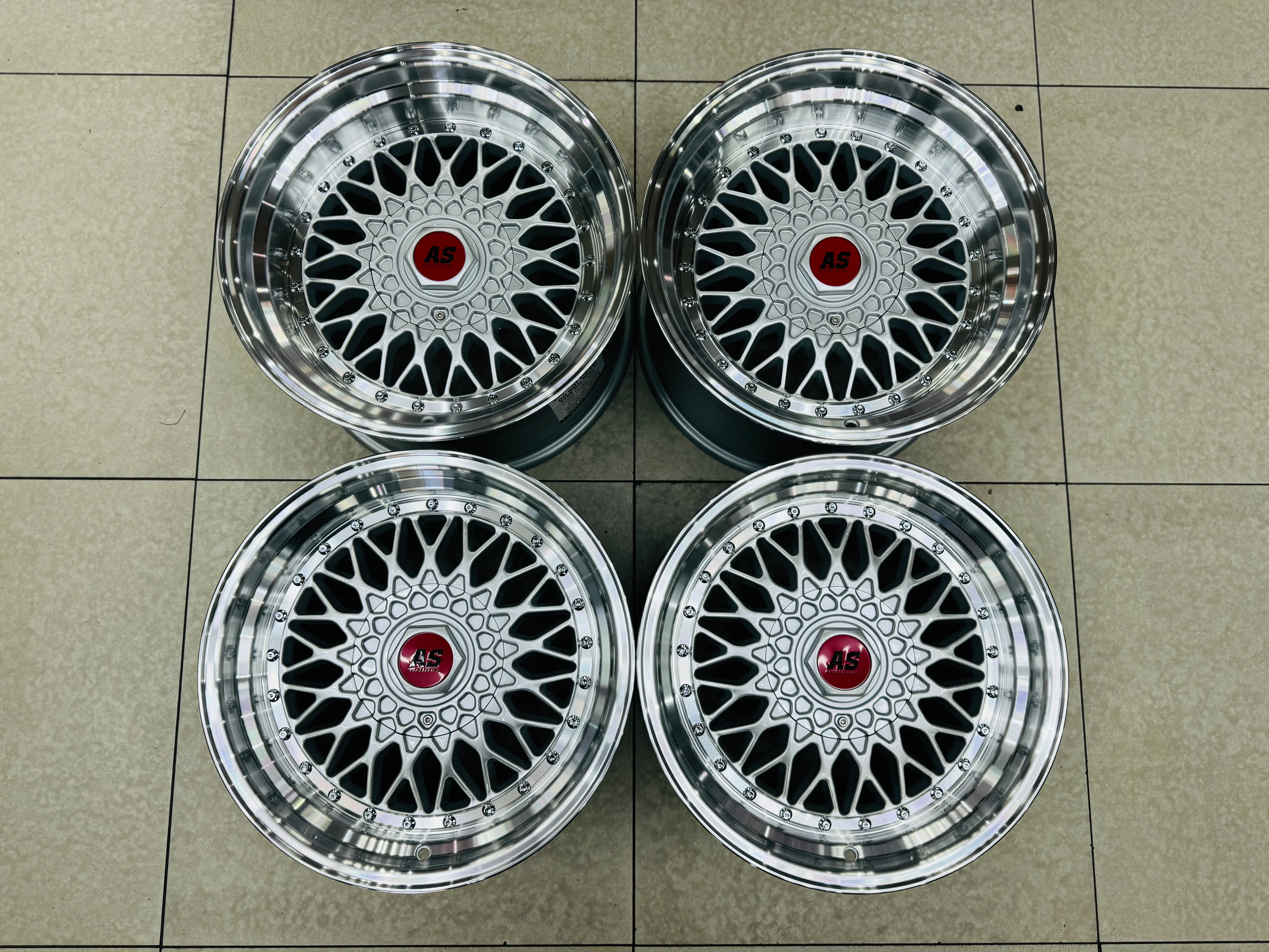 17” AS-MESH 8.5/10j 4/100 4/114 SILVER - Image 48