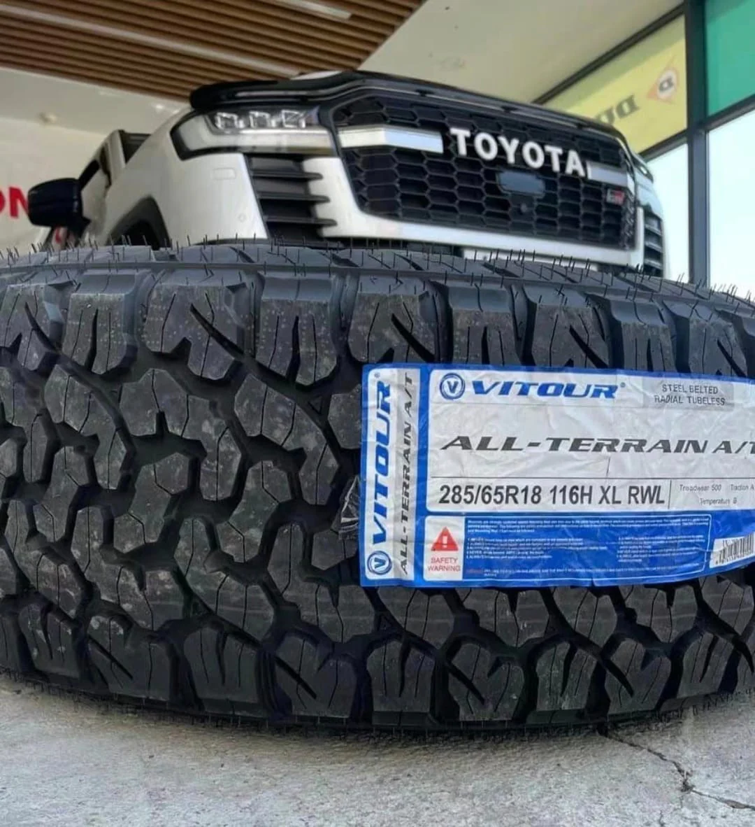 285/65/18 VITOUR ALL TERRAIN WHITE LETTER  TYRE - Image 3