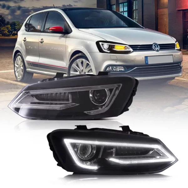 VLAND VW POLO 6 TUBE LED HEADLIGHT - Image 23